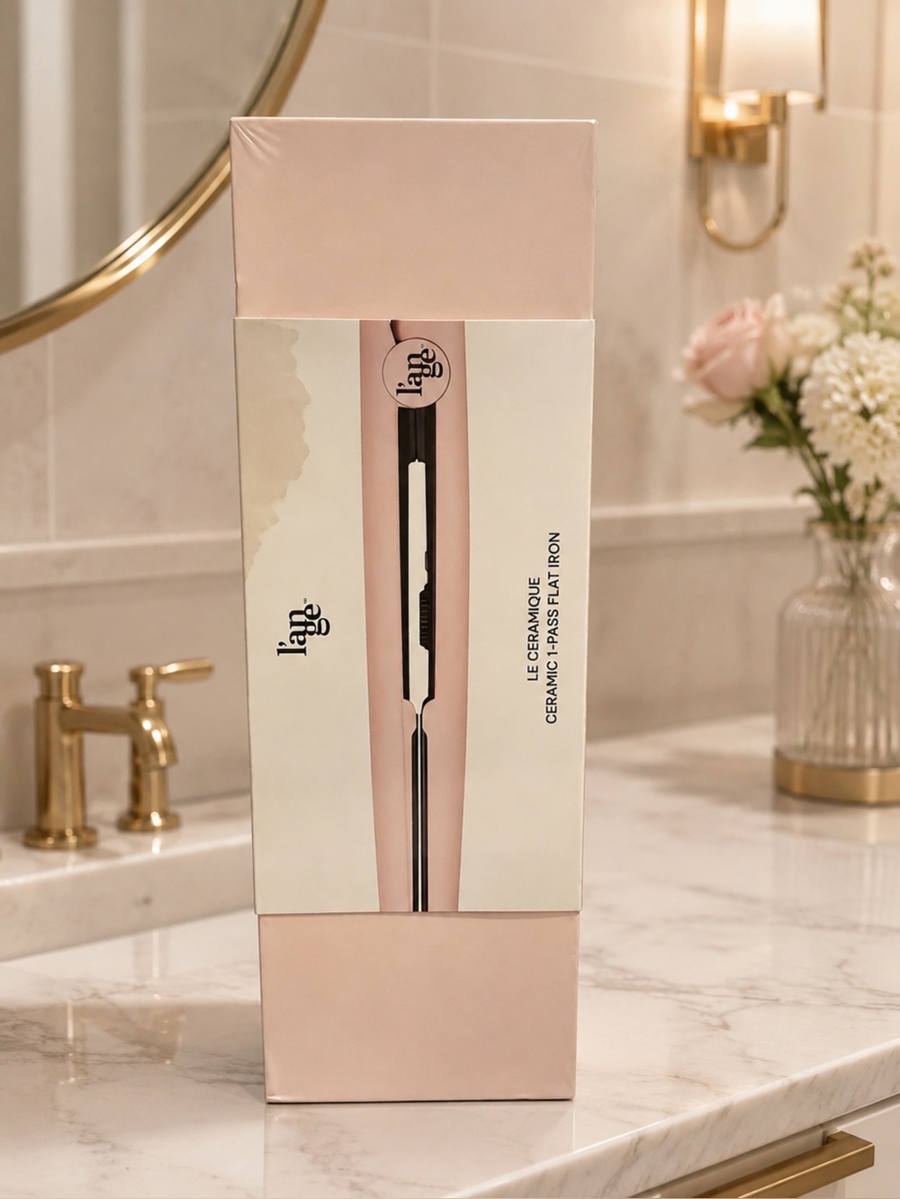 Lange Le Ceramique Ceramic 1-Pass Flat Iron,NIP